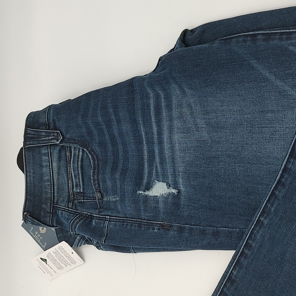 Democracy Ab Solution Jeans Distressed Size 4 Blue NWT - Picture 4 of 15